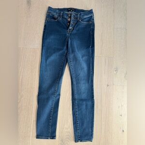 Gently worn jcrew button fly skinny jeans